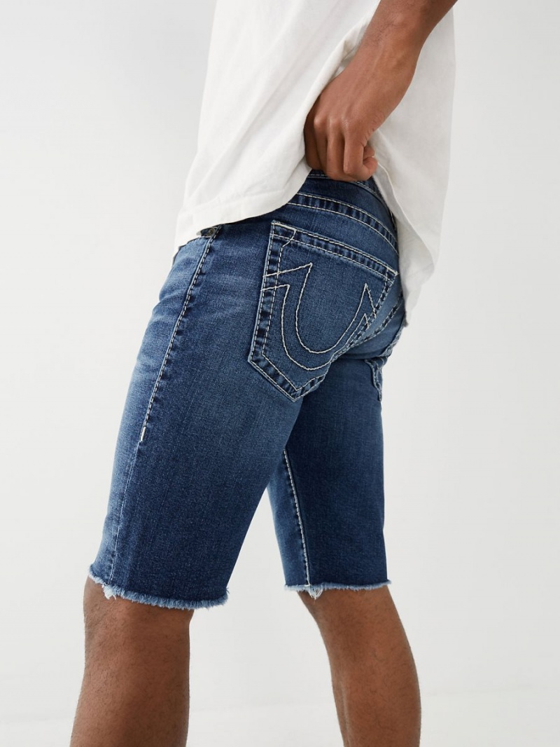 DUSTY MEDIUM True Religion Ricky Big T Straight Shorts | 7390-QBVSA