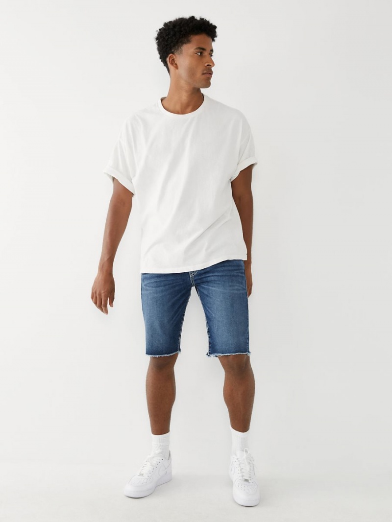 DUSTY MEDIUM True Religion Ricky Big T Straight Shorts | 7390-QBVSA