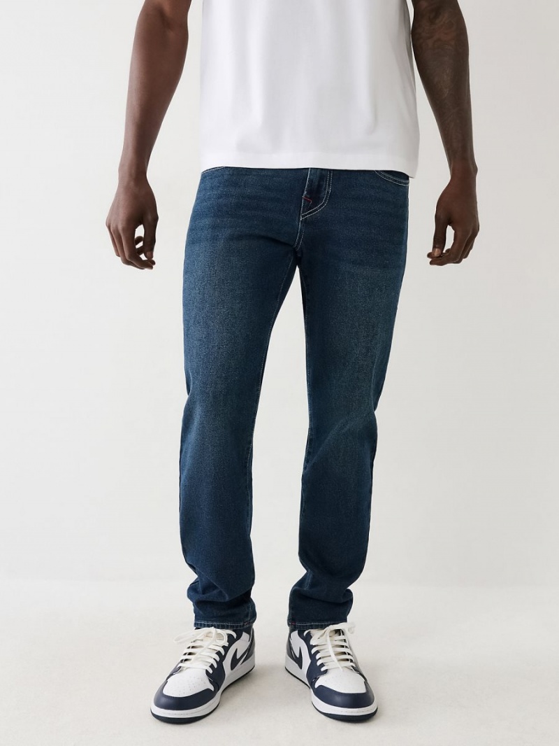 Dark Boreal True Religion Geno Slim Jeans | 1832-AKJNZ