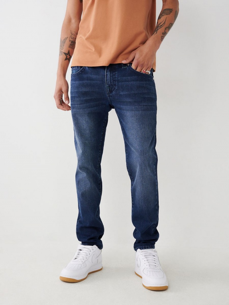 Dark High Road Wash True Religion Rocco Skinny Jeans | 9437-RIMAV