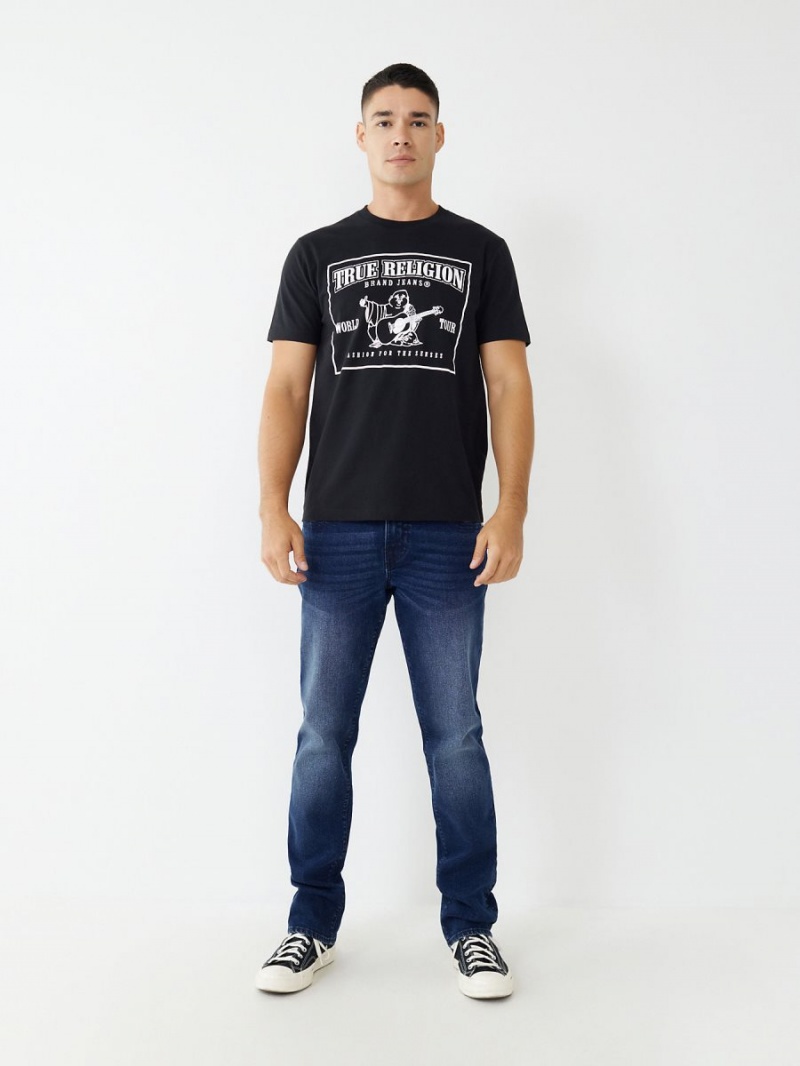 Dark Indigo Blaster True Religion Geno Slim Jeans | 4391-LZYFK