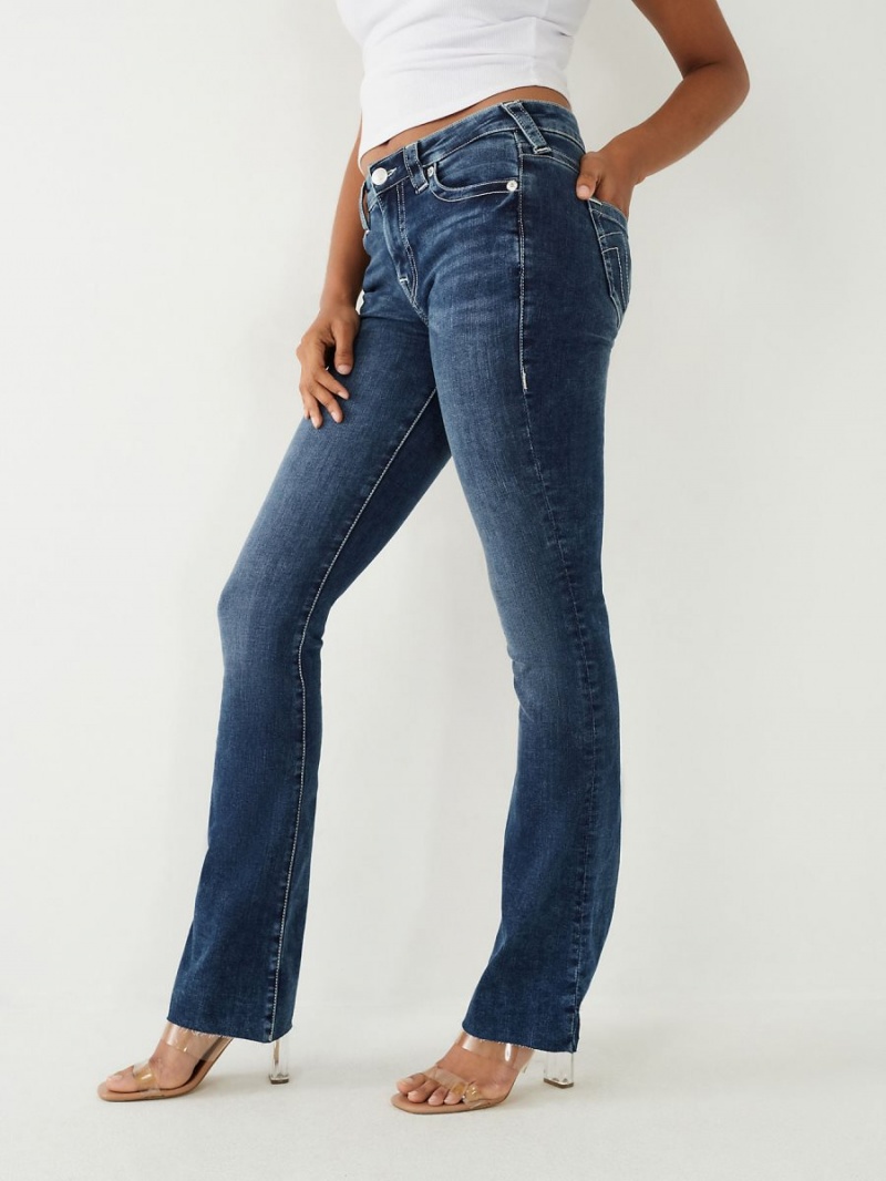 Dark Ringer True Religion Becca Bootcut Jeans | 5740-XWDOP