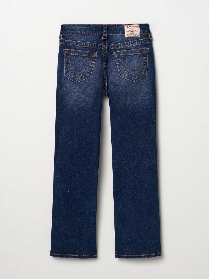 Dark Wonder Wash True Religion Boys Ricky Jeans | 2586-DEYVK