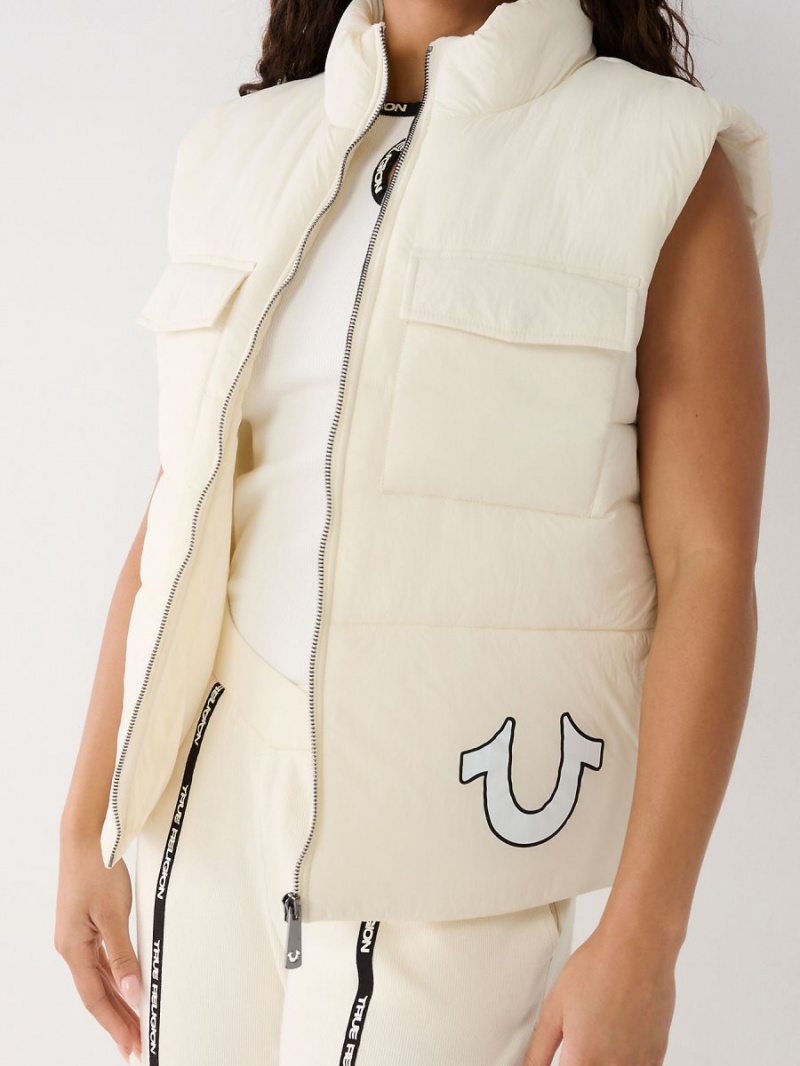 EGRET True Religion Relaxed Puffer Vest | 6897-IQPTF