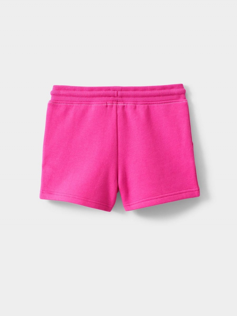 FUCHSIA True Religion Girls Sweat Shorts | 0743-IUWVE