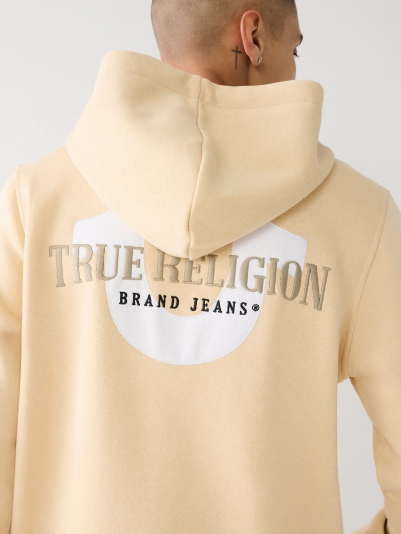 Flesh True Religion Zip Hoodie | 6703-SFRPI