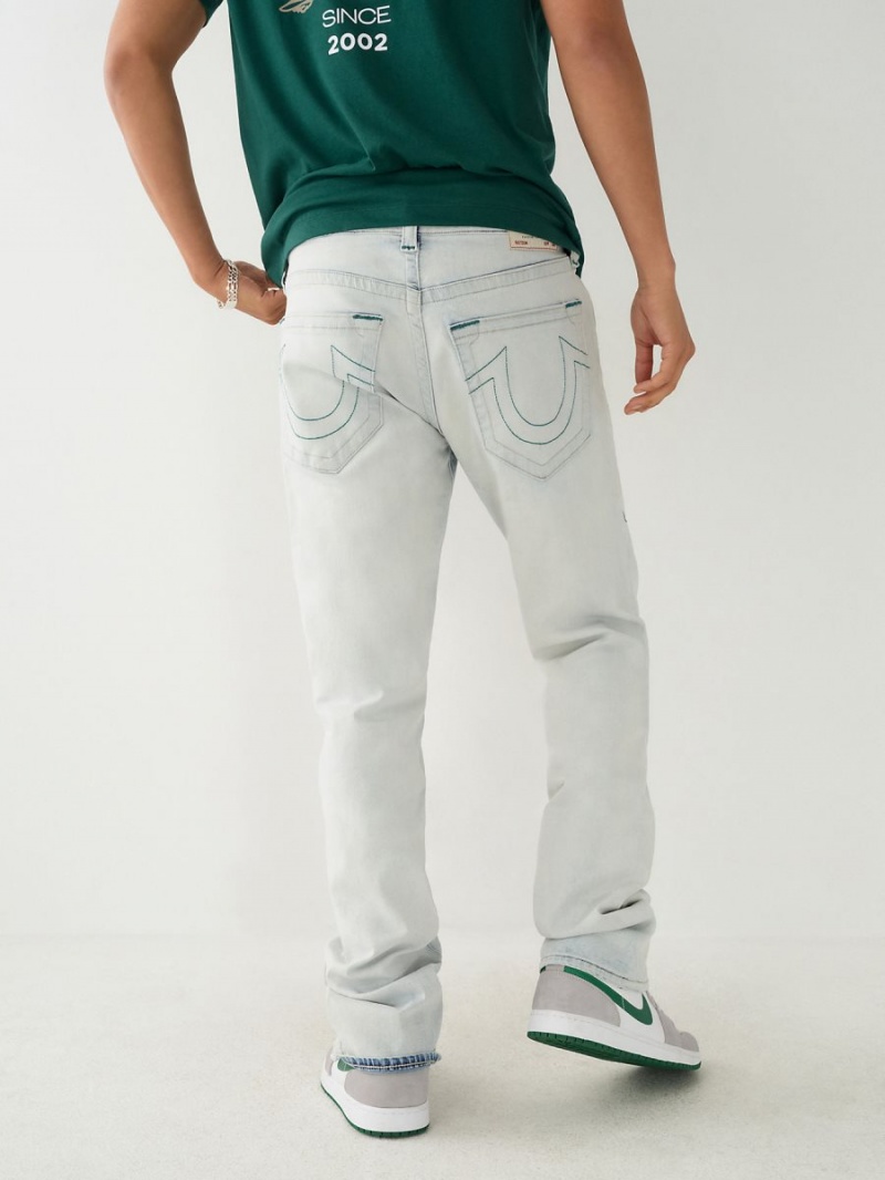 Fresco Light Wash True Religion Ricky Straight Jeans | 5786-MOAWE