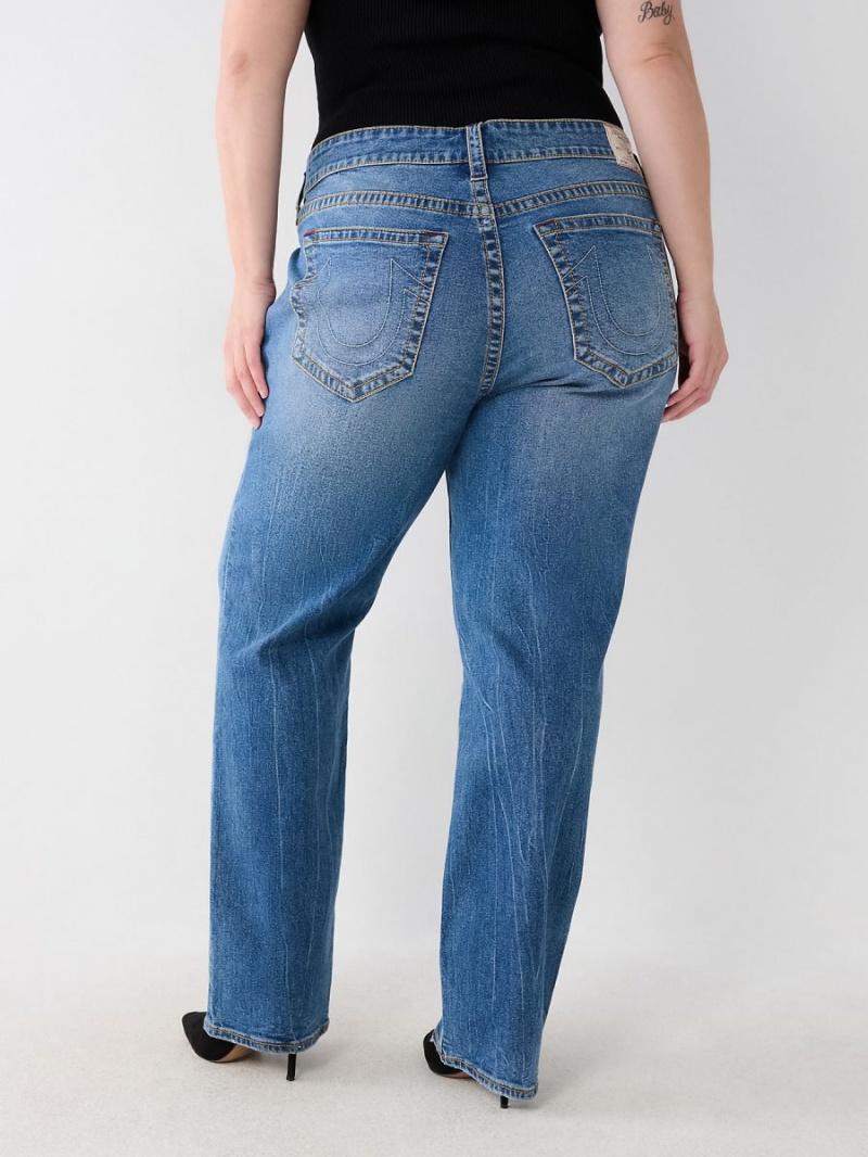 GHOST WAVE True Religion Plus Ricki Relaxed Jeans | 2378-DWSEO