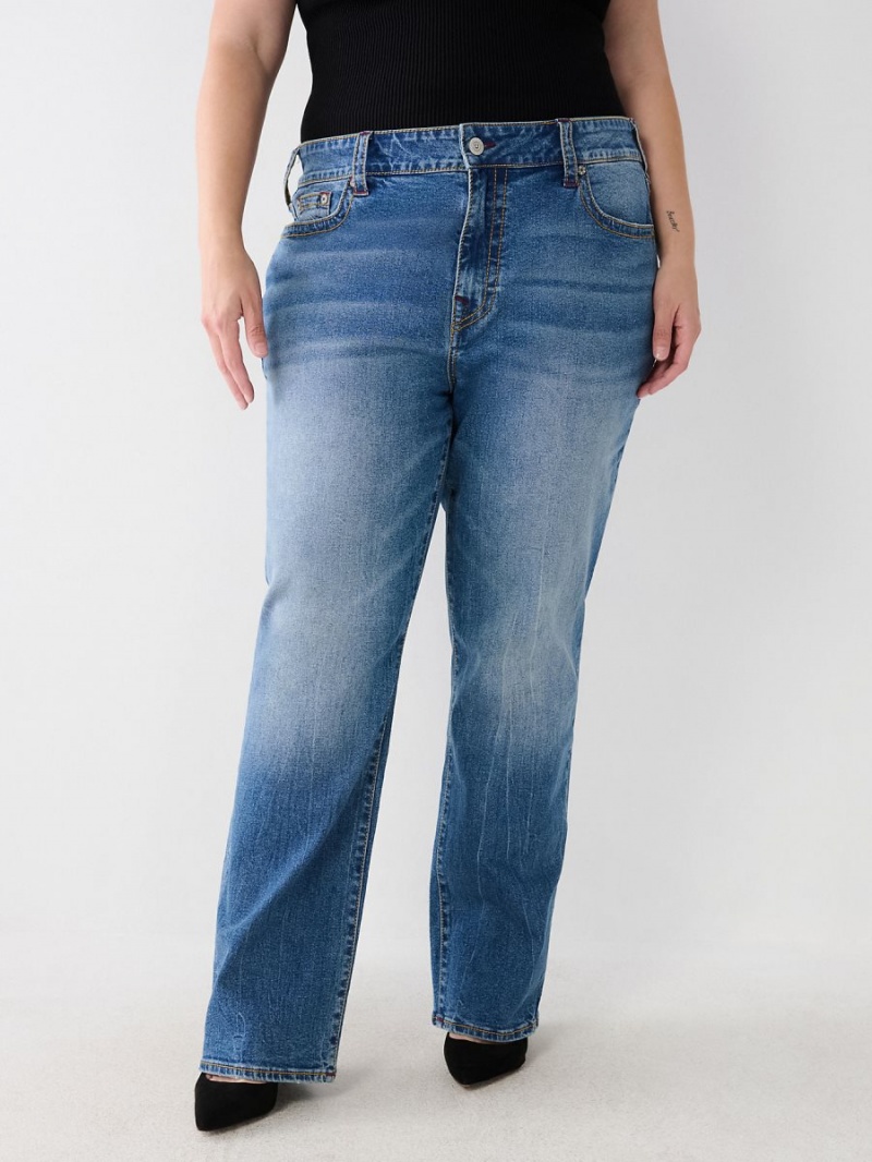 GHOST WAVE True Religion Plus Ricki Relaxed Jeans | 2378-DWSEO