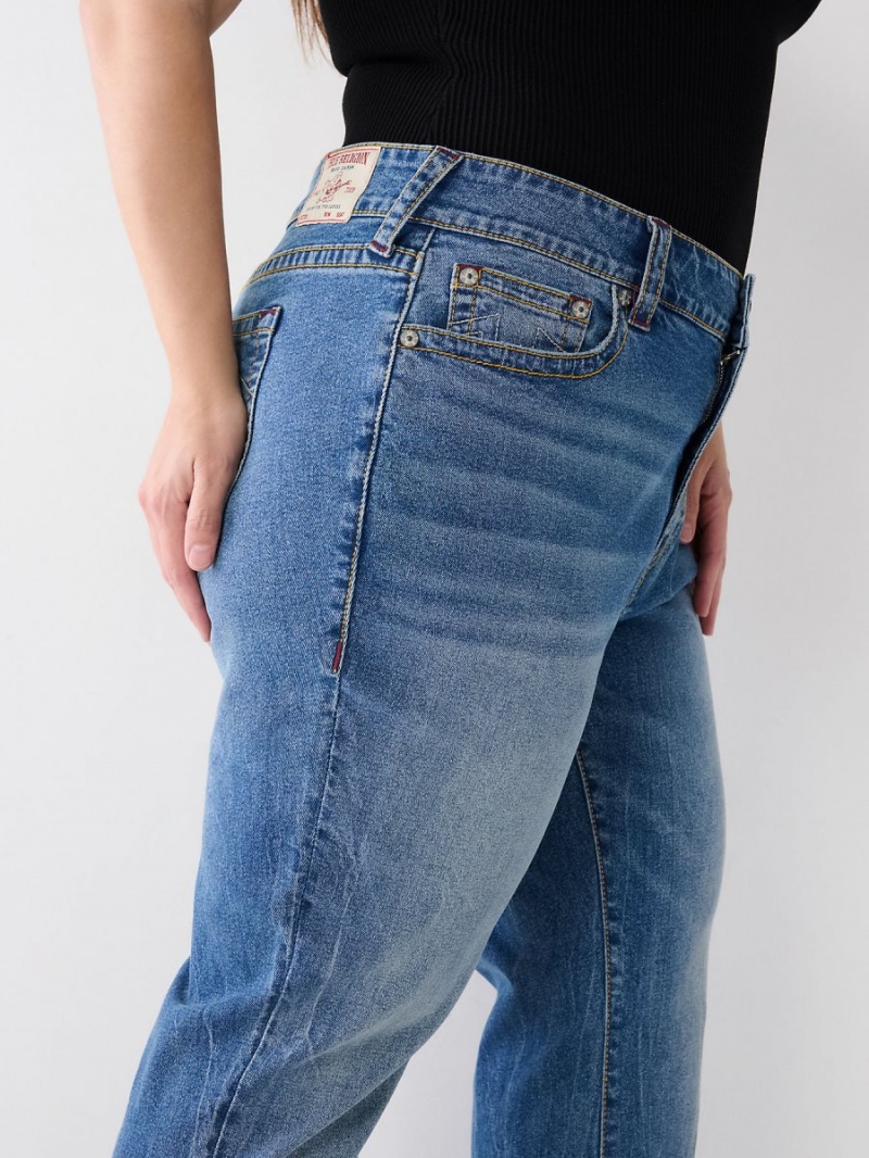 GHOST WAVE True Religion Plus Ricki Relaxed Jeans | 2378-DWSEO