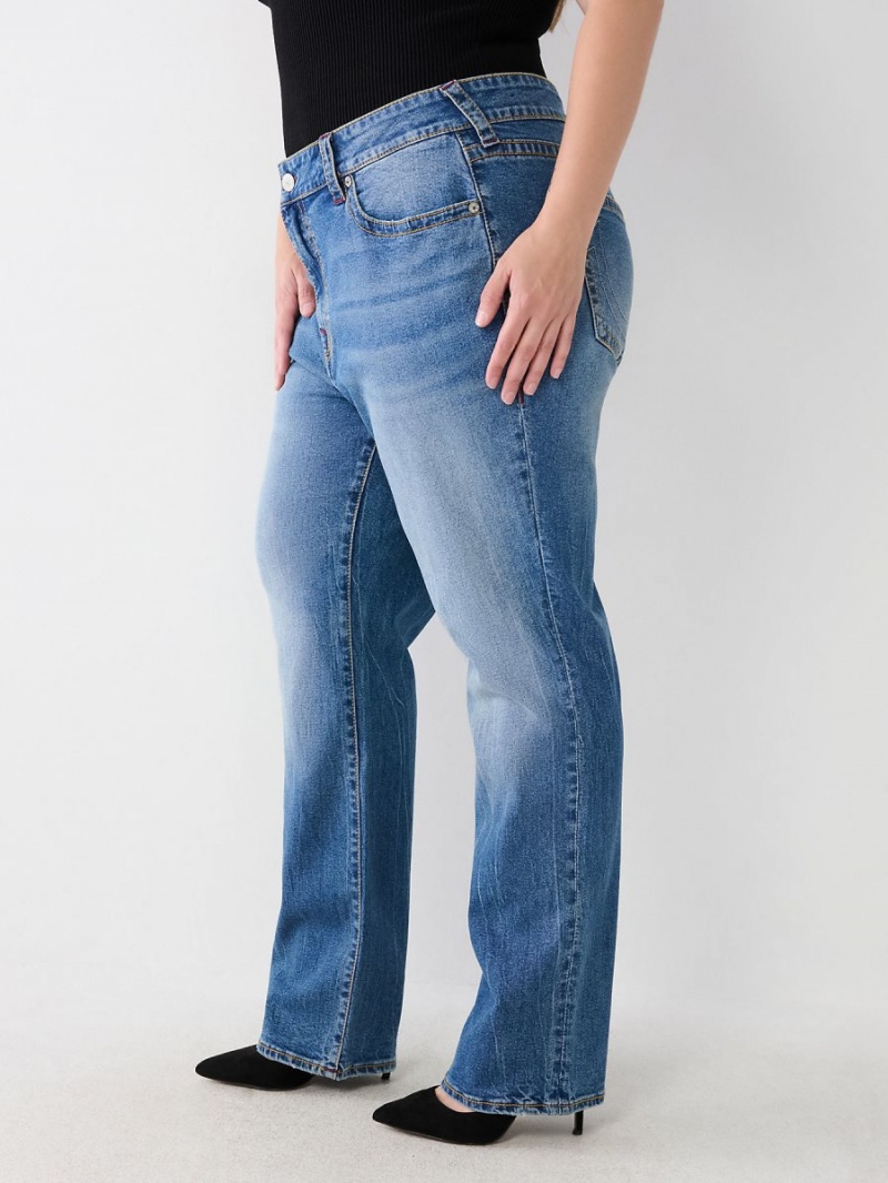 GHOST WAVE True Religion Plus Ricki Relaxed Jeans | 2378-DWSEO