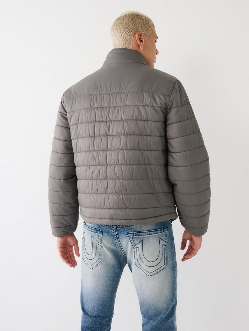 Granite True Religion Puffer Jacket | 6129-VZITM