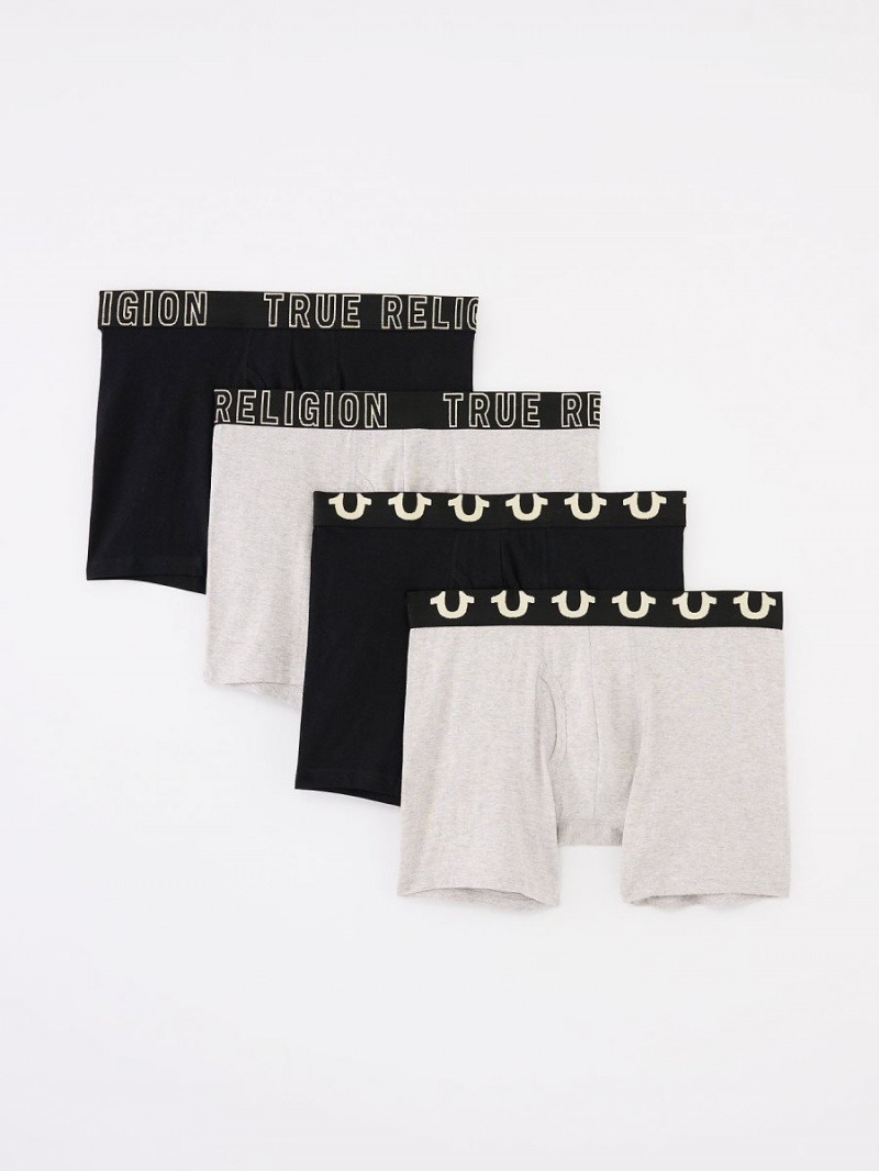 Grey True Religion Boxer Brief - 4 Pack | 0293-JZMSF