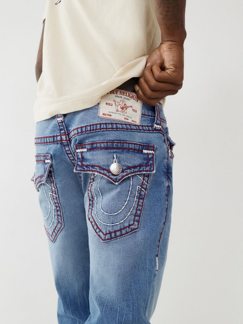 HZMM True Religion Rocco Super T Stitch Skinny Jeans | 7904-DNJXP