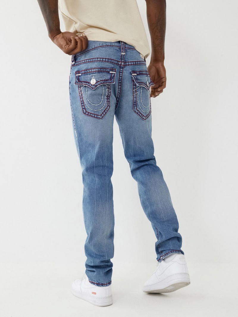 HZMM True Religion Rocco Super T Stitch Skinny Jeans | 7904-DNJXP