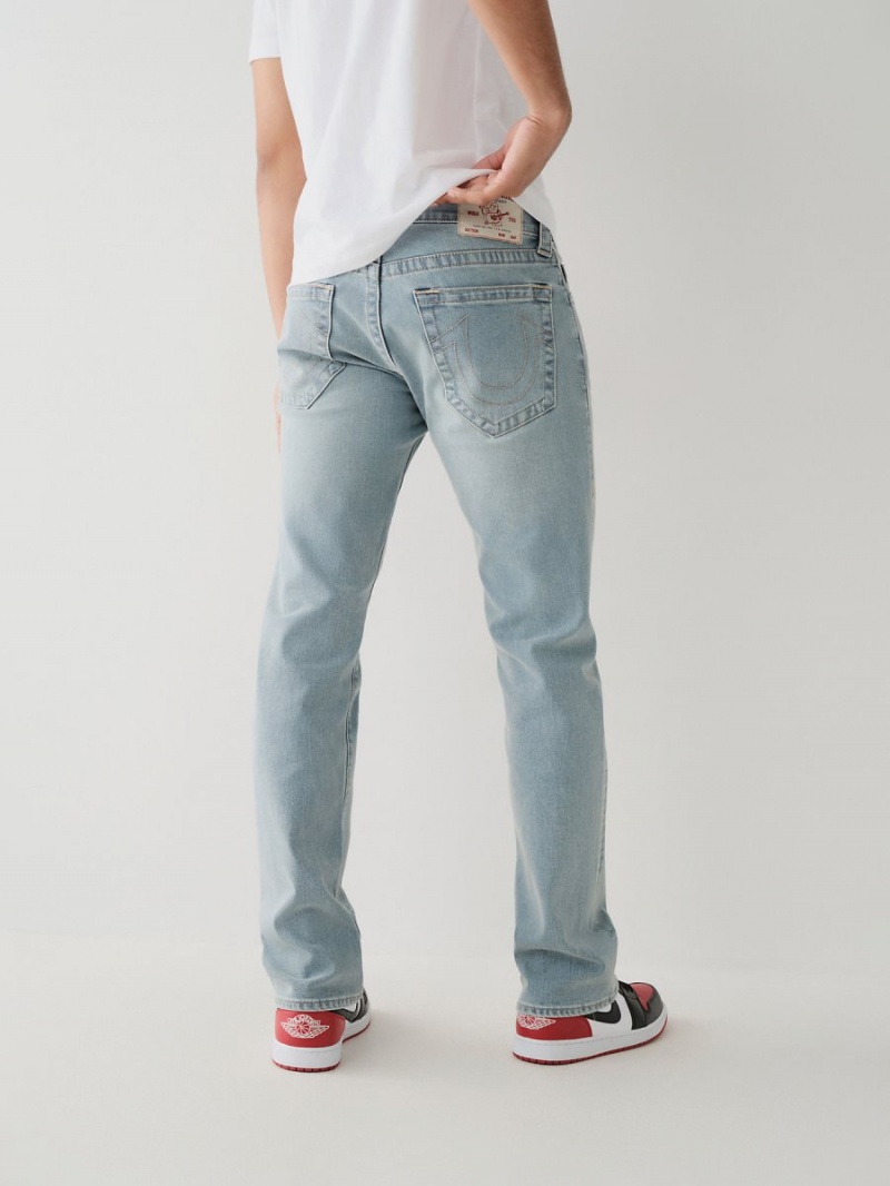 HZQL True Religion Ricky Straight Jeans | 5296-LGOZK