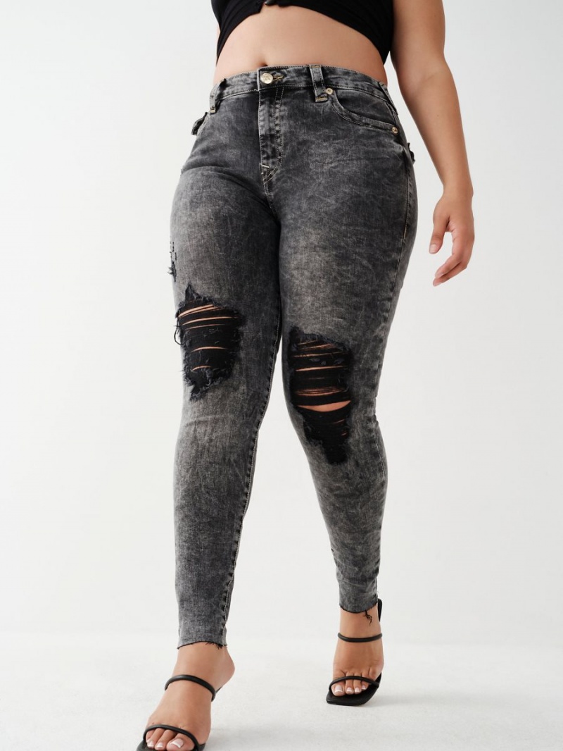 Harley Wash True Religion Jennie Mid Rise Curvy Skinny Jeans | 5280-ETCYB