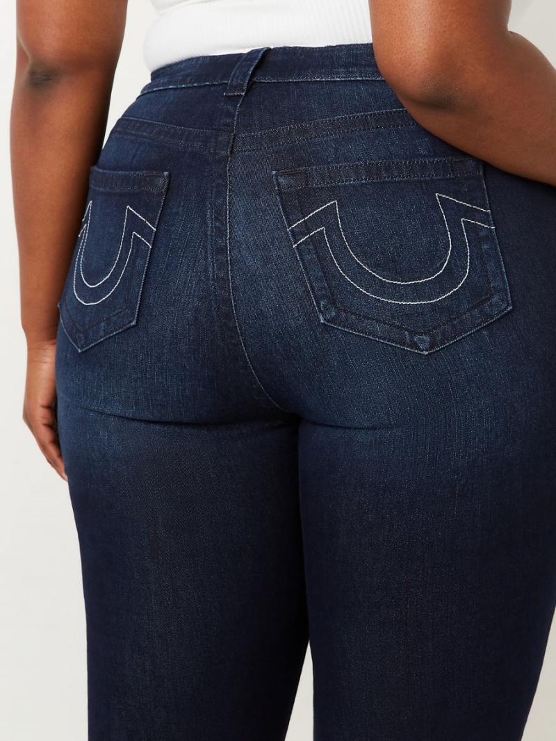 Heather True Religion Plus Becca High Rise Bootcut Jeans | 2169-MVEGK