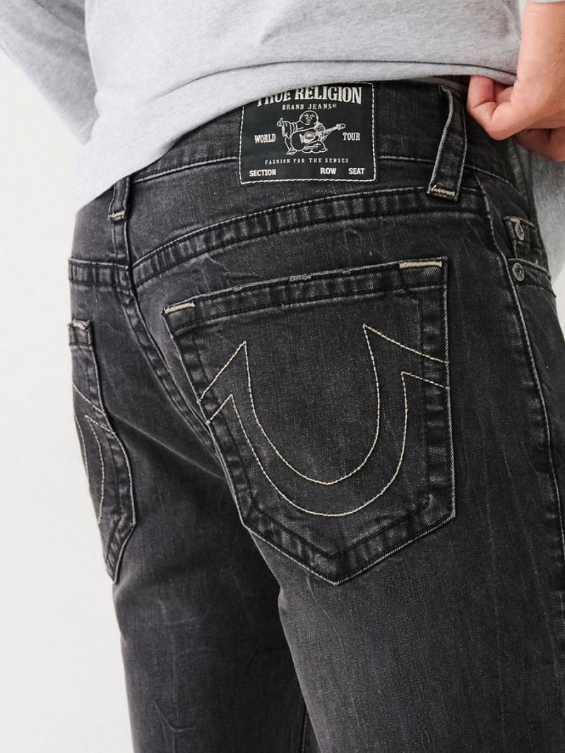 High Rock Black Wash True Religion Rocco Skinny Jeans 32\