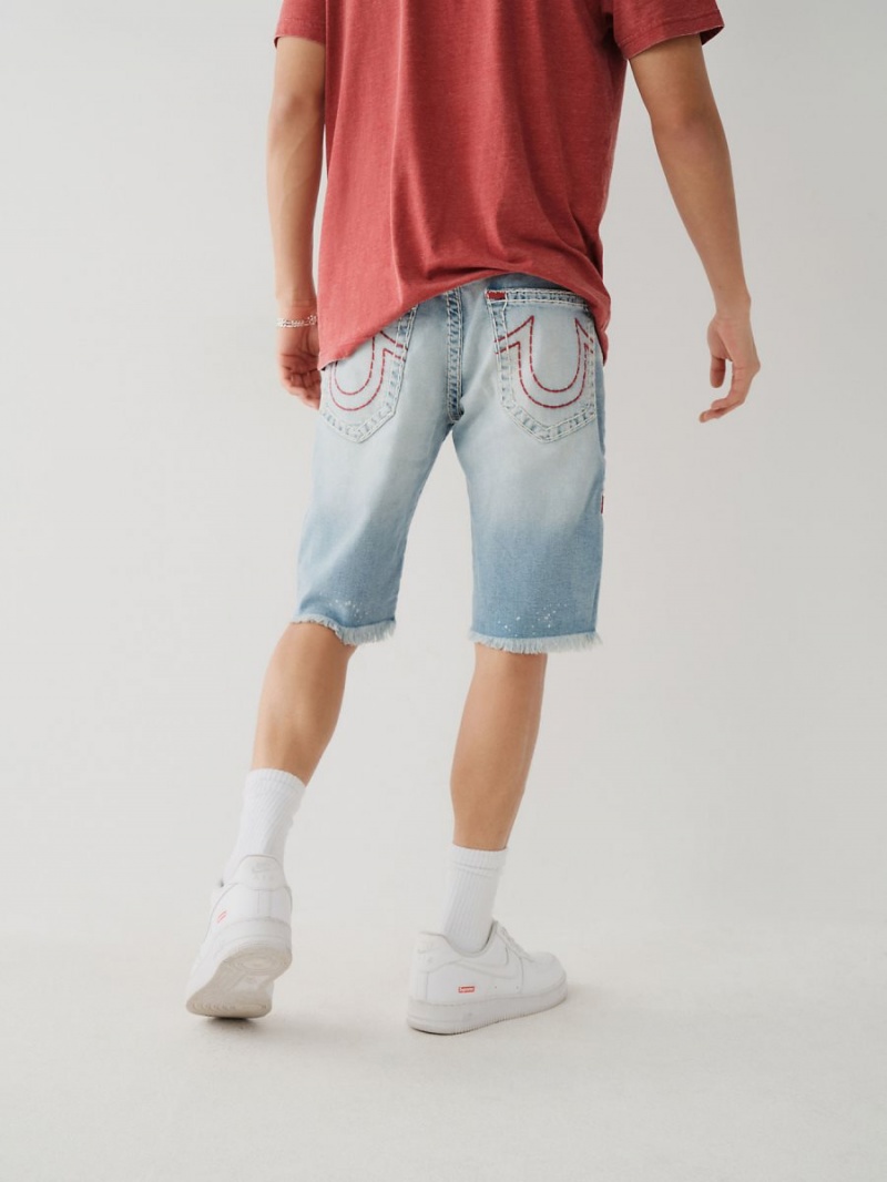 IAAL True Religion Rocco Super T Stitch Skinny Shorts | 7381-FNCXY