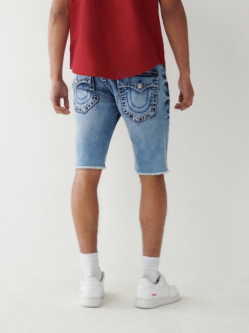 IABL True Religion Ricky Big T Stitch Straight Shorts | 4061-MBCNJ