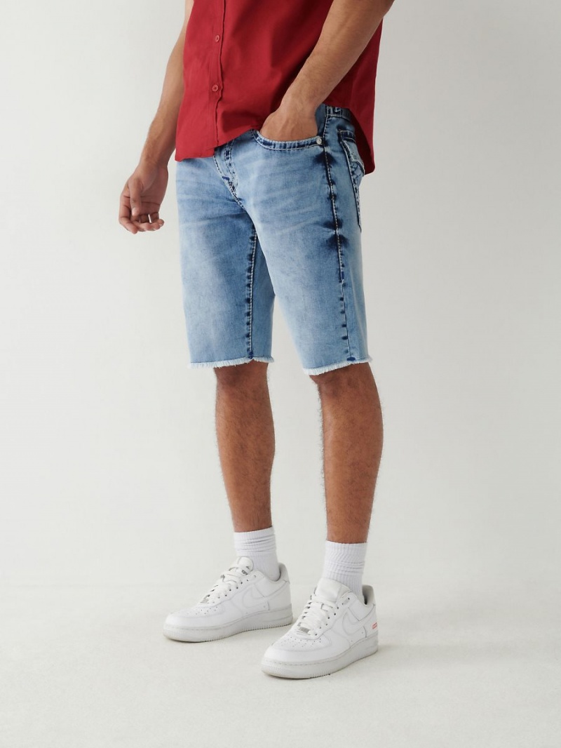 IABL True Religion Ricky Big T Stitch Straight Shorts | 4061-MBCNJ