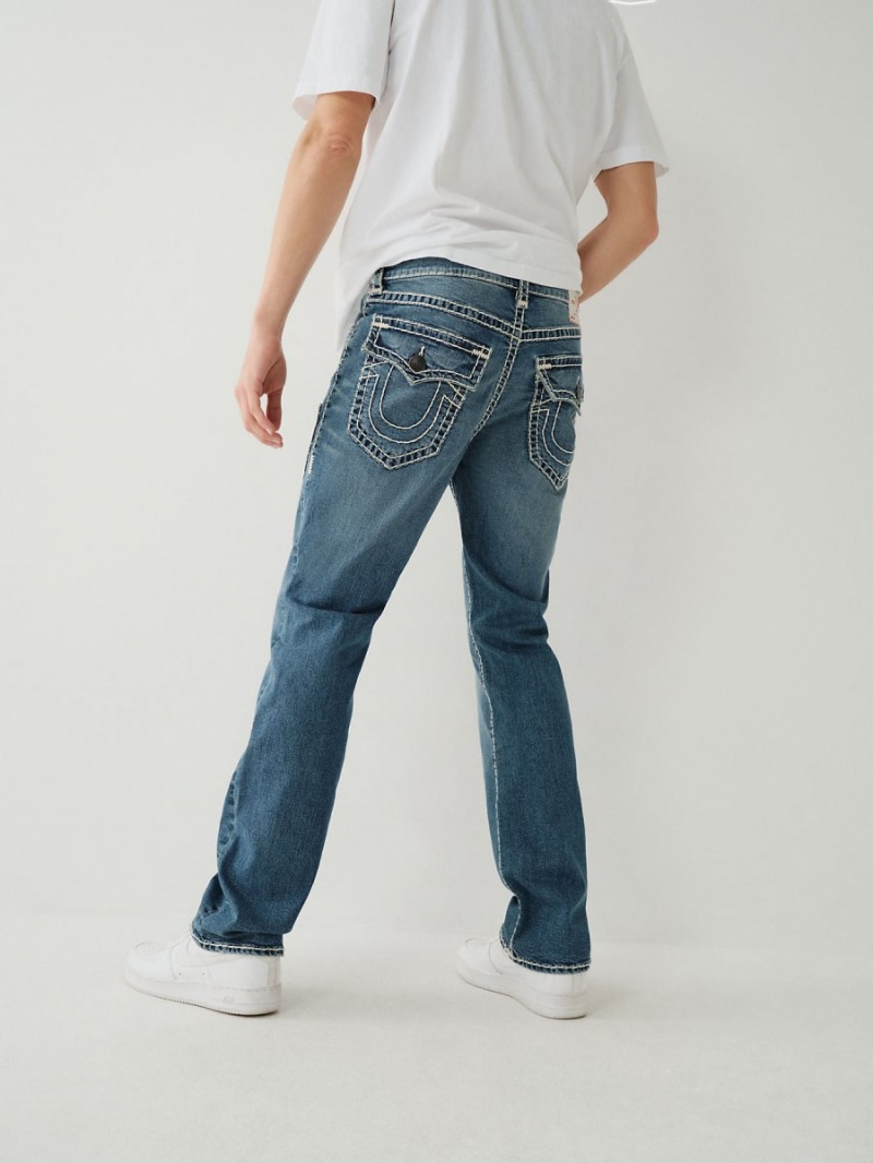 IANM True Religion Ricky Super T 7-pocket Straight Jeans | 6357-KZMGO