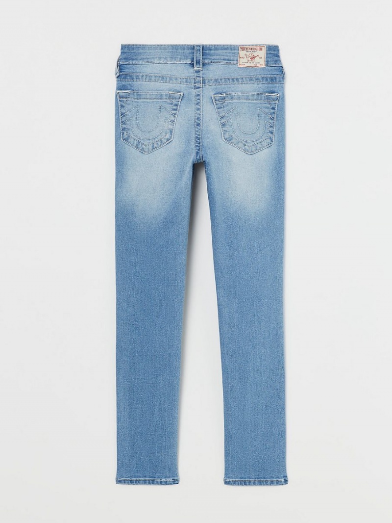 IBJL True Religion Girls Halle Star Jeans | 8605-TFNMD