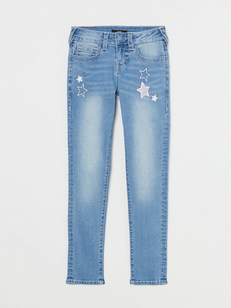 IBJL True Religion Girls Halle Star Jeans | 8605-TFNMD