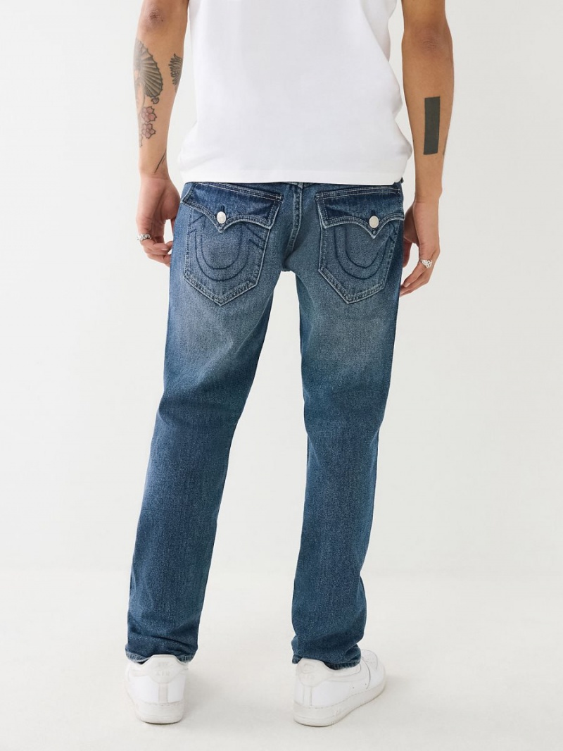 IBMM True Religion Geno Single Needle Flap Slim Jeans | 9058-TJAUF