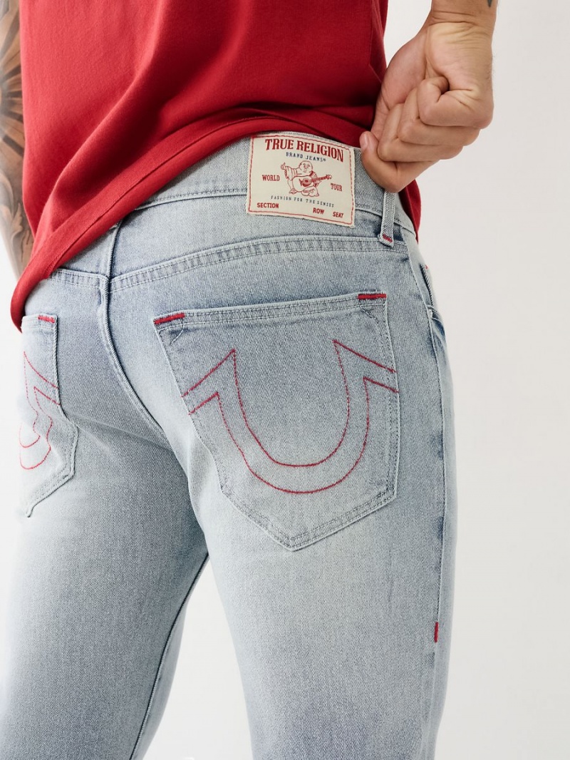 IBQL True Religion Rocco Single Needle Skinny Jeans | 6253-RNKAJ