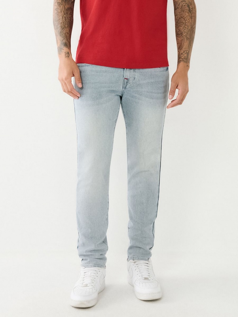 IBQL True Religion Rocco Single Needle Skinny Jeans | 6253-RNKAJ