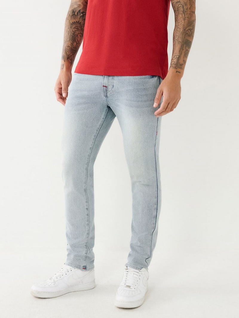 IBQL True Religion Rocco Single Needle Skinny Jeans | 6253-RNKAJ