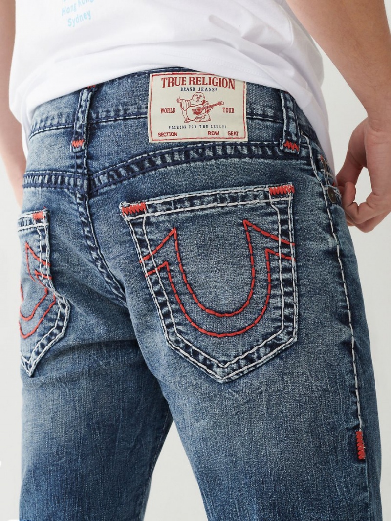 ICVD True Religion Ricky Super T Stitch Straight Shorts | 1960-RSVKZ