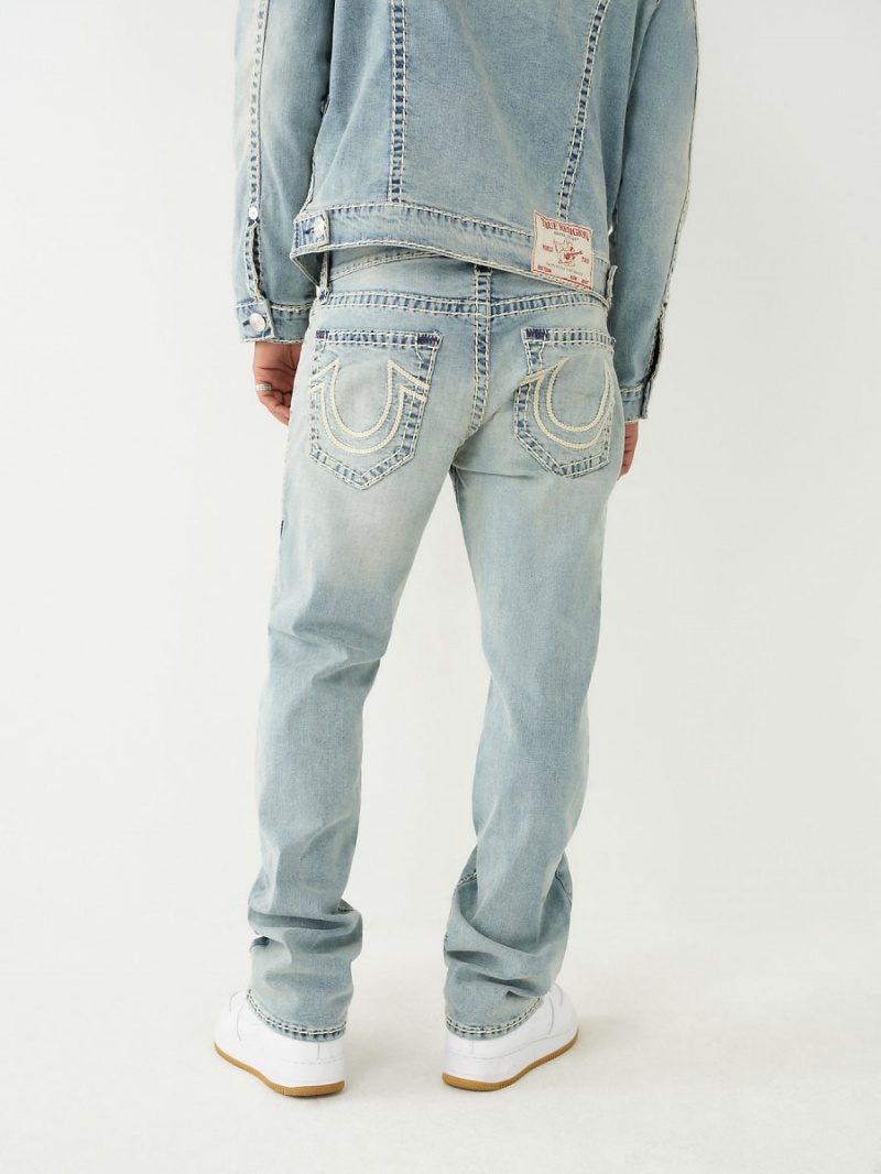 IDLL True Religion Ricky Super T Rope Stitch Straight Jeans | 2981-KWCGN