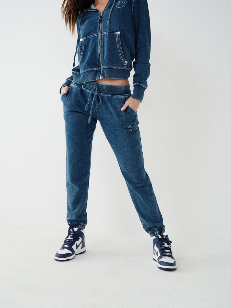 Indigo True Religion Indigo Big T Jogger | 1649-DVYOC