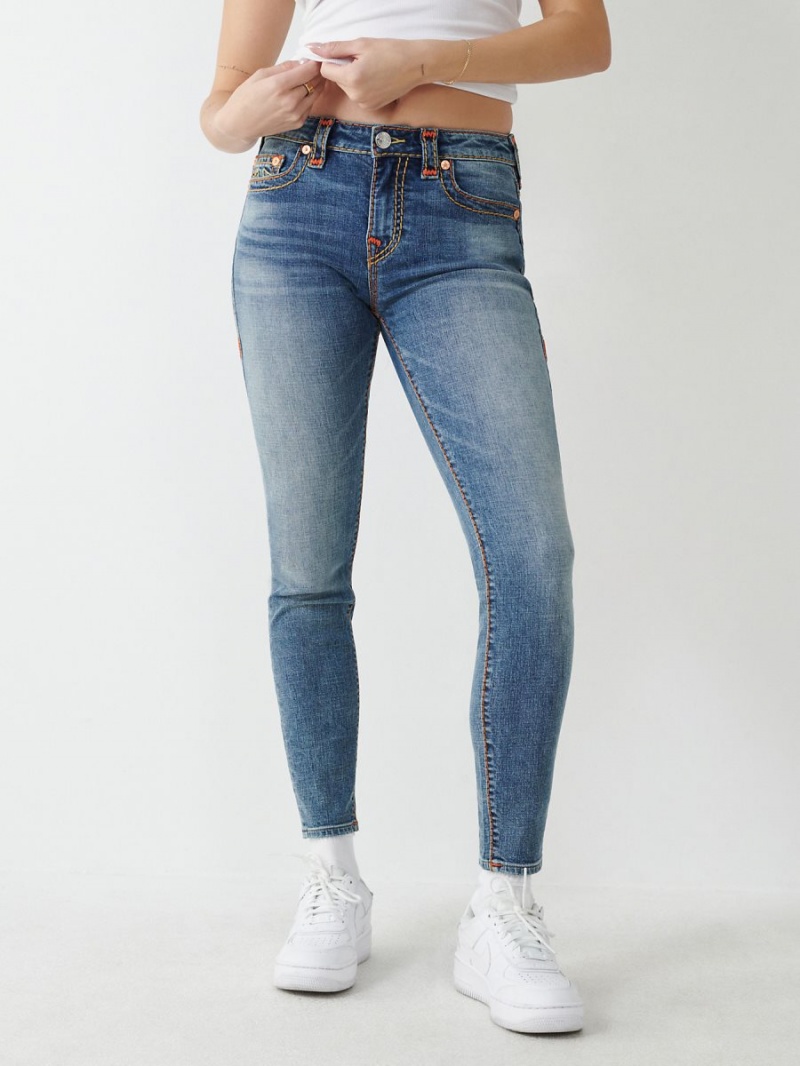 Jessamine True Religion Jennie Super T Curvy Skinny Jeans | 2475-KCWPQ