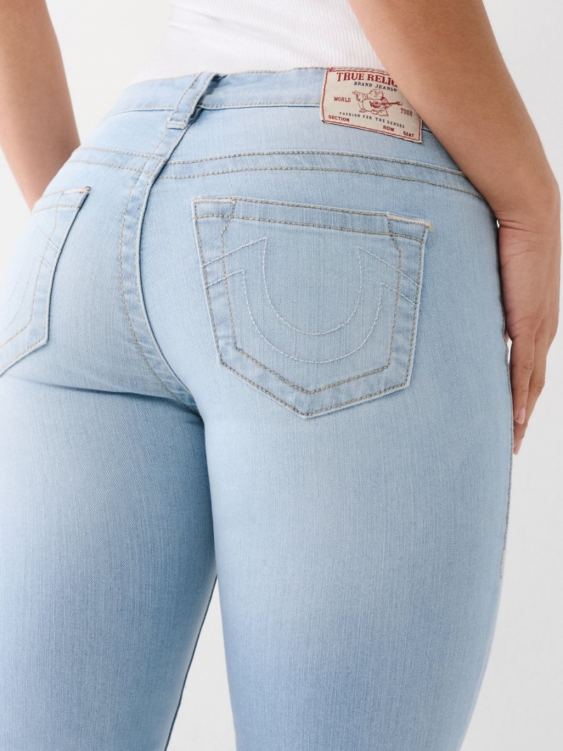 Light Refresh Wash True Religion Billie Straight Jeans | 6913-AQWML