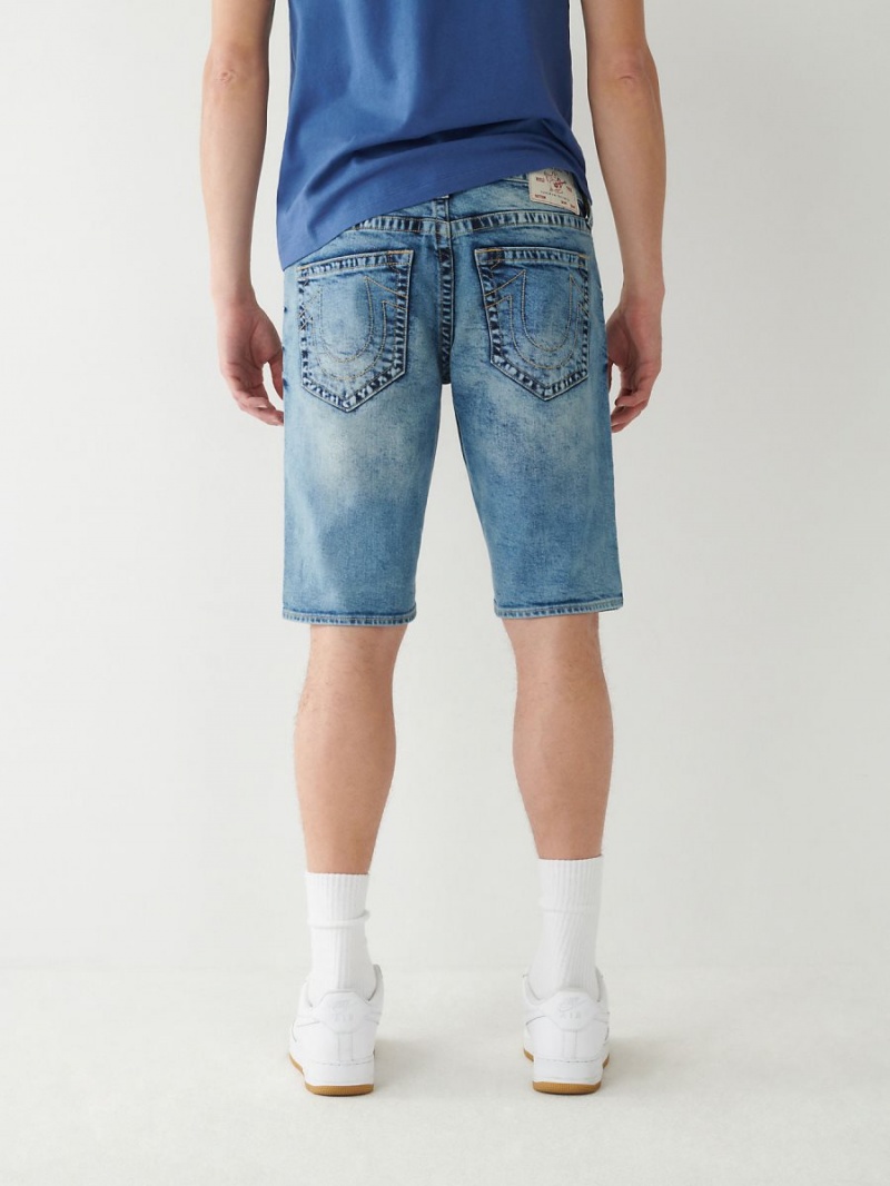 Light Shaker True Religion Ricky Straight Shorts | 0934-XEQTO