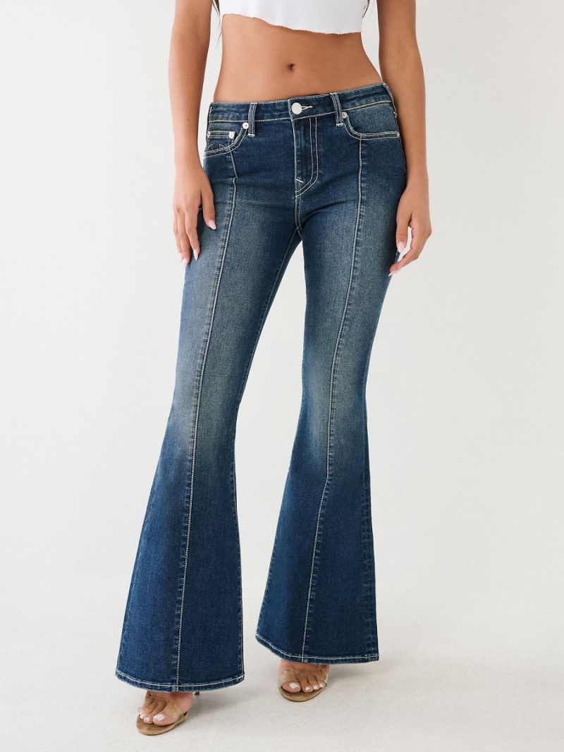 Love In A Mist True Religion Charlie Seamed Flare Jeans | 4790-PUIZO