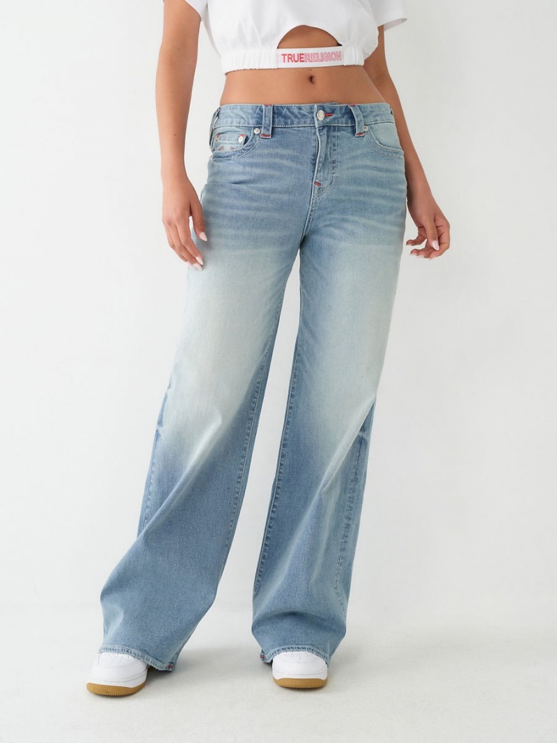 Malibu True Religion Bobbi Baggy Jeans | 0185-EYPIA