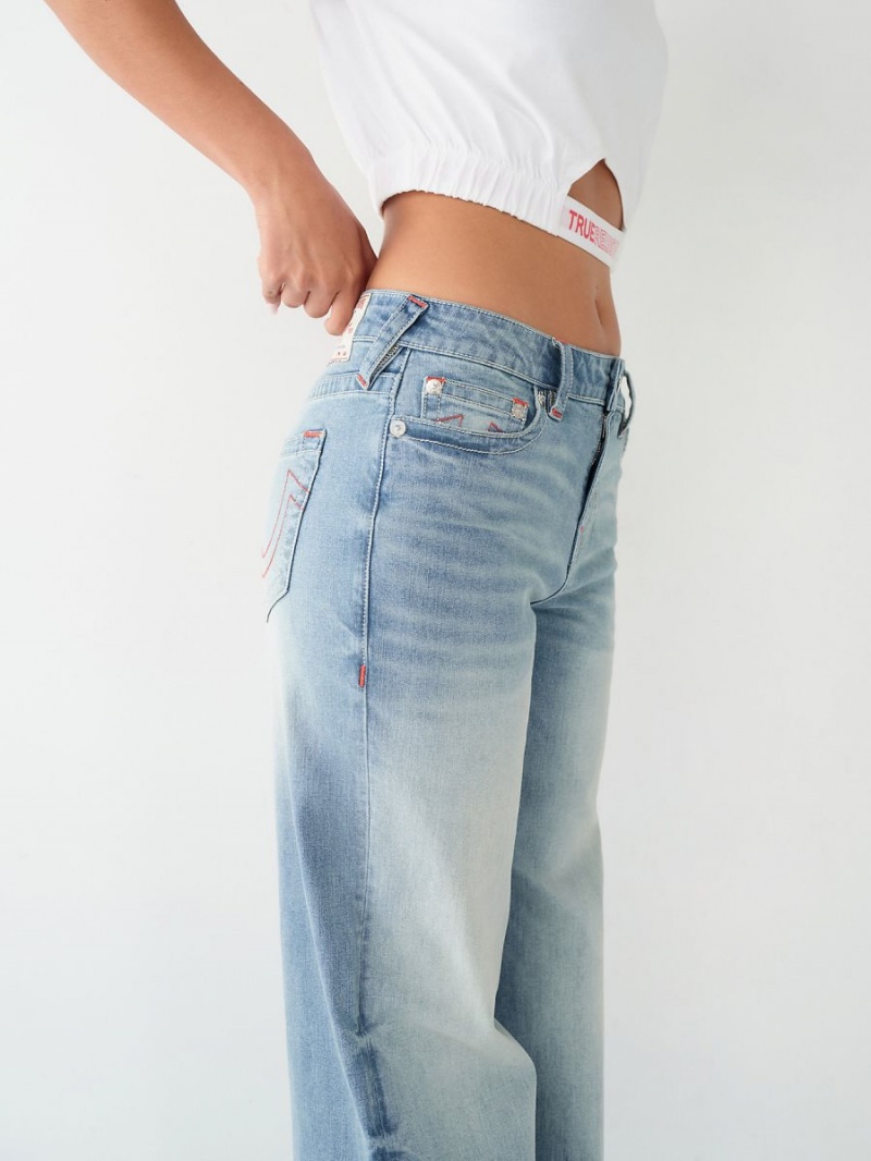 Malibu True Religion Bobbi Baggy Jeans | 0185-EYPIA