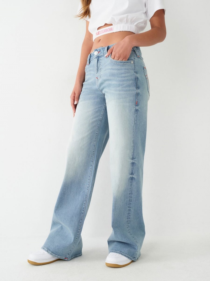 Malibu True Religion Bobbi Baggy Jeans | 0185-EYPIA