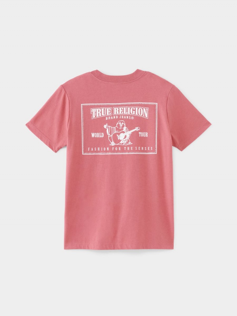 Mauvewood True Religion Girls Logo T Shirts | 8615-XVMLG