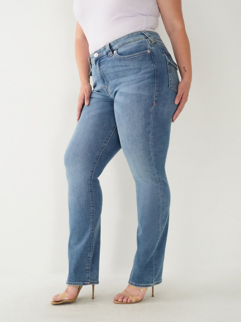 Medium Dasher True Religion Billie Straight Jeans | 2915-KLTAM