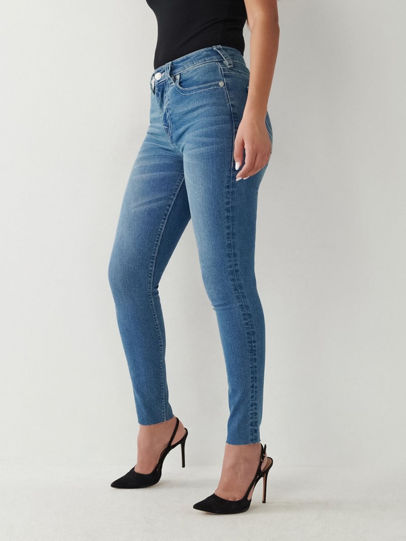 Medium Dasher True Religion Halle High Rise Super Skinny Jeans | 3271-RAWQU