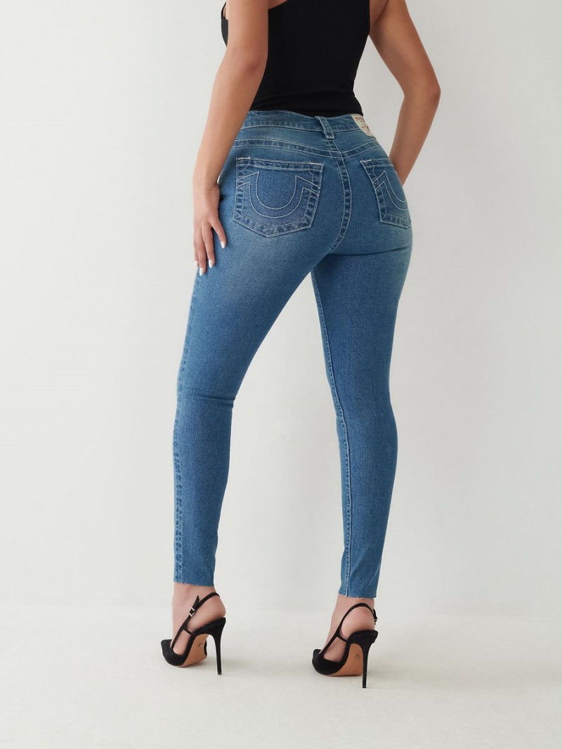 Medium Dasher True Religion Halle High Rise Super Skinny Jeans | 3271-RAWQU