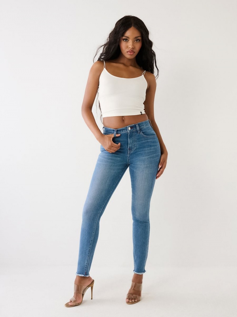 Medium Maze Runner True Religion Halle High Rise Super Skinny Jeans | 4735-KOETP