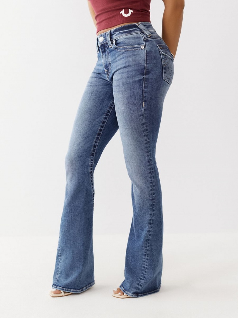 Medium Wash 2 True Religion Joey Flare Jeans | 0913-BNYSP