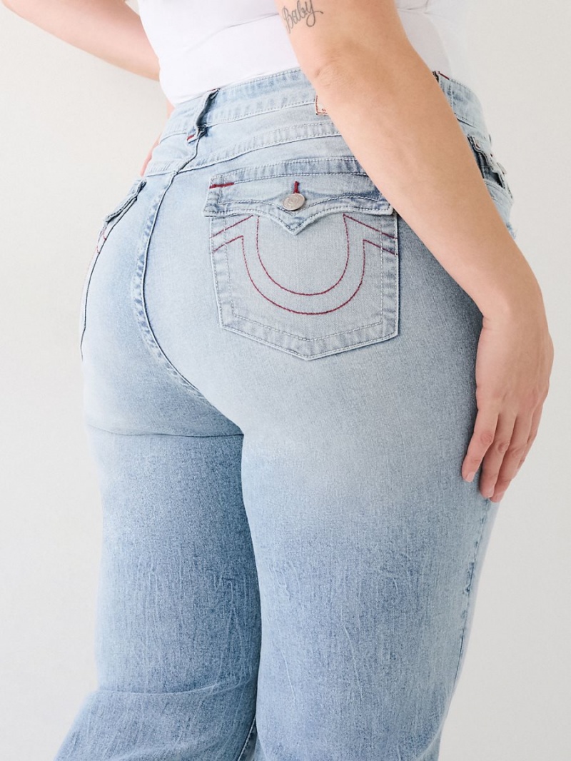 Mimosa W Destroy True Religion Plus Becca Bootcut Jeans | 3019-DWJTO